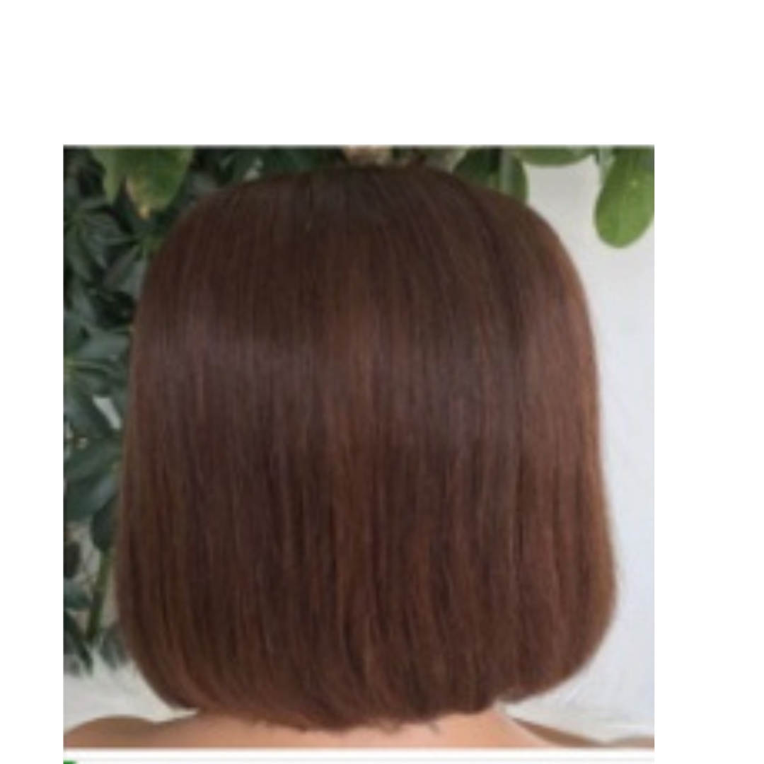 Silky Opulence 13X4 Pre-Cut 180% Density Colored Short Bob Lace Frontal Wig Heavenly LuxHair