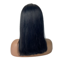 Premium Regular or Glueless Grade 12A 13X4 150% Density Natural Color Short Bob Lace Frontal Wig Heavenly LuxHair