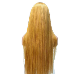 Premium Grade 12A Regular or Glueless 13X4 #27 Straight Honey Blonde Wig Holly