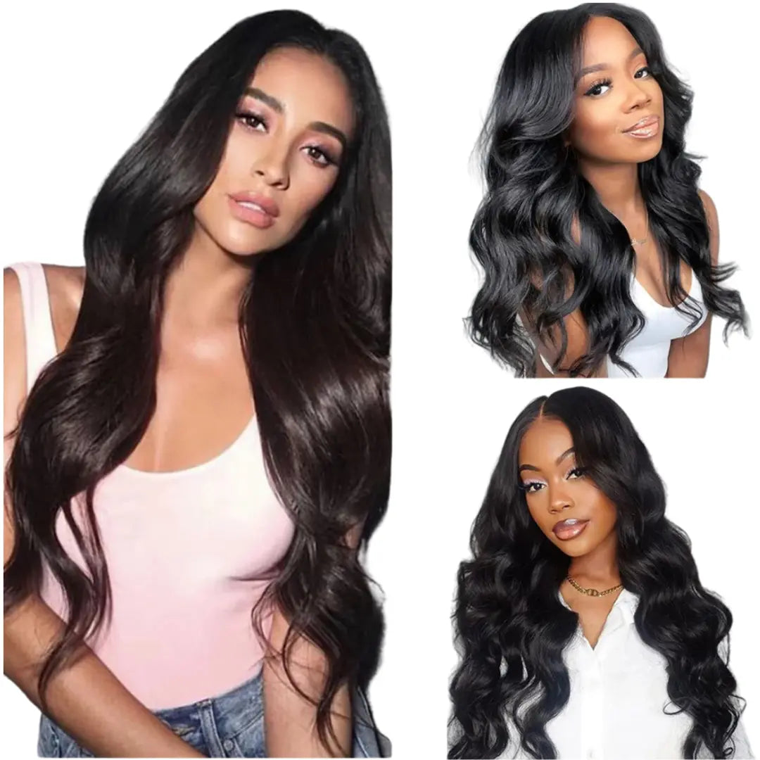 Premium Grade 12A Regular or Glueless 13X6 Natural Color Body Wave Full HD Lace Front Wig Heavenly LuxHair