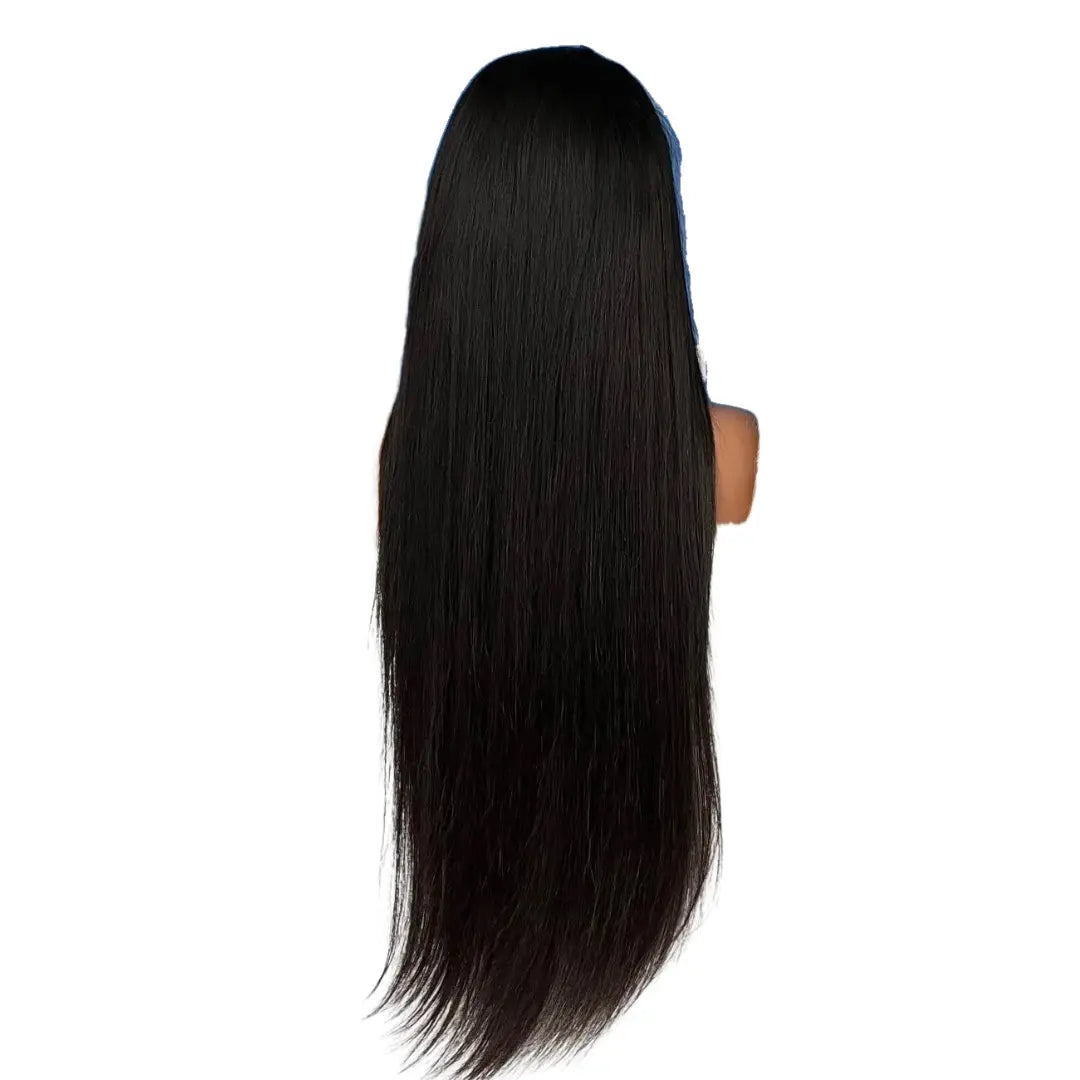 Luxury Grade 12A 13X4 Natural Black Straight Hair Lace Front Wig My Store